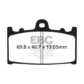 EBC Plaquette de frein V-Pad
