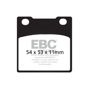 EBC Plaquette de frein de route V-Pad semi-métallique